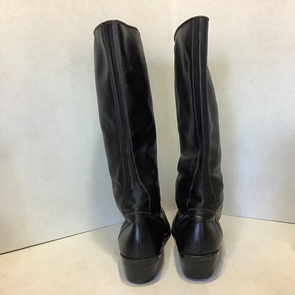 Women Vintage Boston Custom Made Shoes Knee High Lace Up Boots NO SIZE See Descr - Picture 8 of 14